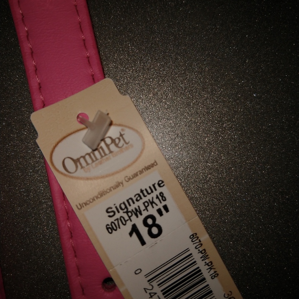 Nwt pink leather dog collar - Picture 5 of 5